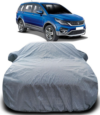 MoTRoX Car Cover For Tata Hexa (With Mirror Pockets)(Black, White)