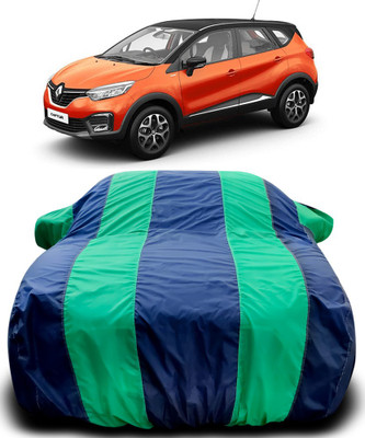 Gavya Car Cover For Renault Captur (With Mirror Pockets)(Blue, Green)
