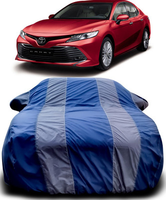 Gavya Car Cover For Toyota Camry (With Mirror Pockets)(Blue, Grey)