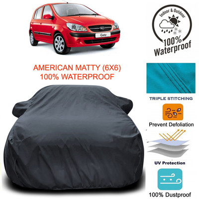 APNEK Car Cover For Hyundai Getz Prime (With Mirror Pockets)(Grey)