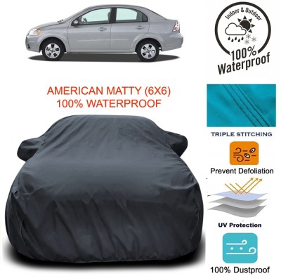 EverLand Car Cover For Chevrolet Aveo (With Mirror Pockets)(Grey)