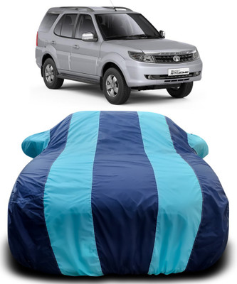 MoTRoX Car Cover For Tata Safari Storme (With Mirror Pockets)(Blue, Blue)