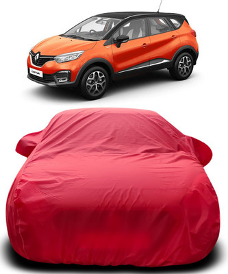 APNEK Car Cover For Renault Captur (With Mirror Pockets)(Red)
