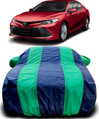 Gavya Car Cover For Toyota Camry (With Mirror Pockets)(Blue, Green)