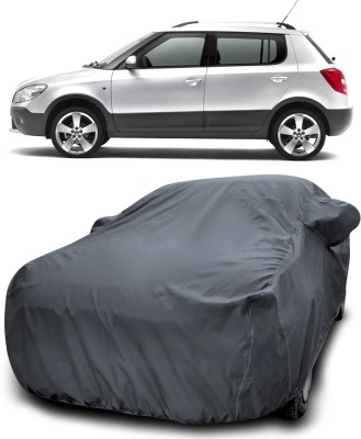 Gavya Car Cover For Skoda Fabia Scout (With Mirror Pockets)(Grey)