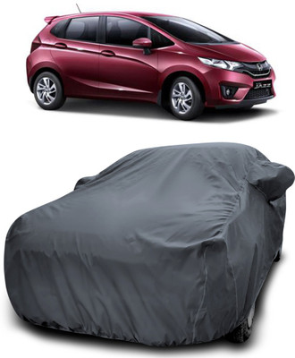 MoTRoX Car Cover For Honda Jazz (With Mirror Pockets)(Grey)
