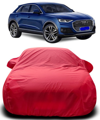 MoTRoX Car Cover For Audi Q3 (With Mirror Pockets)(Red)