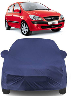 APNEK Car Cover For Hyundai Getz Prime (With Mirror Pockets)(Blue)