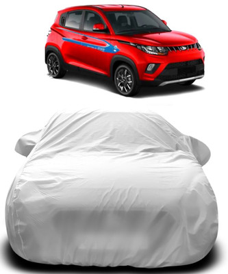 MoTRoX Car Cover For Mahindra KUV100 (With Mirror Pockets)(Silver)