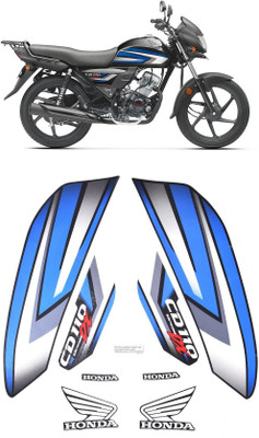 HRBull Sticker & Decal for Bike(Blue, Multicolor)