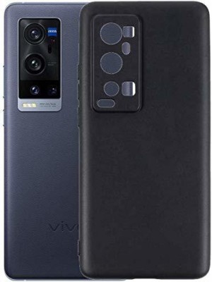 Empire Accessories Back Cover for Vivo X60 Pro Plus premium soft flexible candy case with superior quality(Black, Silicon)