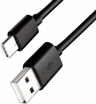 Apollo Plus USB Type C Cable 1.5 m 3.1 Amp Fast Charging Cable USB Type C Cable ( Support Fast Charging & Data Sync )(Compatible with SMARTPHONE, Black, One Cable)