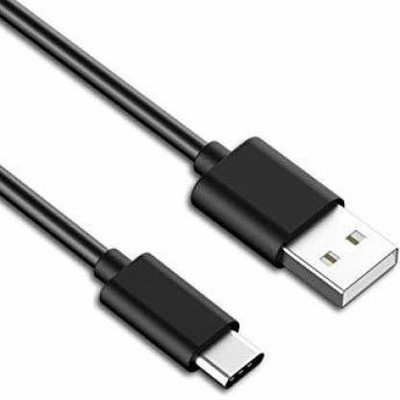 Apollo Plus USB Type C Cable 1.5 m 3.1 Amp Fast Charging Cable USB Type C Cable ( Support Fast Charging & Data Sync )(Compatible with SMARTPHONE, Black, One Cable)