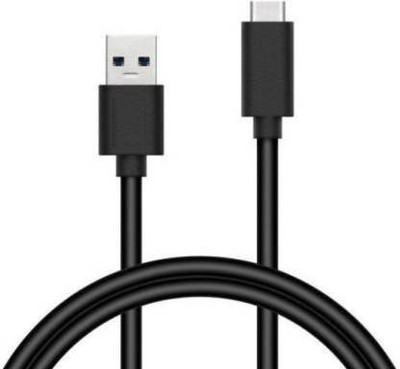 Apollo Plus USB Type C Cable 1.5 m 3.1 Amp Fast Charging Cable USB Type C Cable ( Support Fast Charging & Data Sync )(Compatible with SMARTPHONE, Black, One Cable)