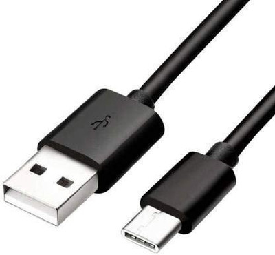 Apollo Plus USB Type C Cable 2 A 1.5 m 3.1 Amp Fast Charging Cable USB Type C Cable ( Support Fast Charging & Data Sync )(Compatible with SMARTPHONE, Black, One Cable)