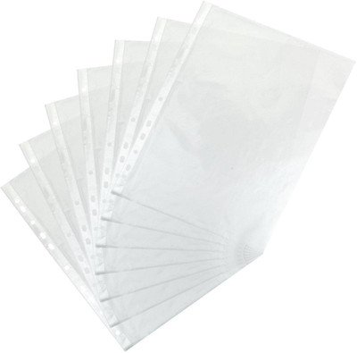 Fedus Plastic Document Leafs(Set Of 50, Transperent)