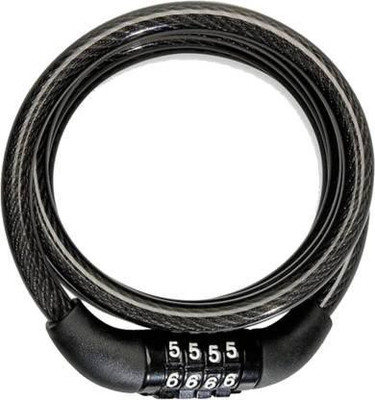 AMIRIDE Steel Cable Lock For Helmet
