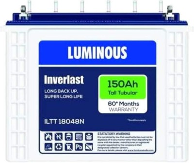 LUMINOUS Inver last ILTT18048N 150 Ampere per hours(AH) Tall Tubular Battery Tubular Inverter Battery(150Ah)