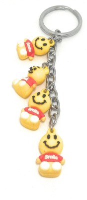 Key Era Smiley Pooh Latkan Rubber Key ring Key Chain