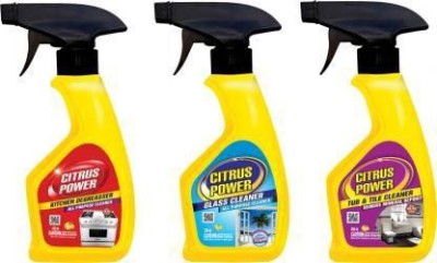 CITRUS POWER Kitchen Degreasser, Glass Cleaner, Tub & Tiles Cleaner Kitchen Cleaner(750 ml, Pack of 3)