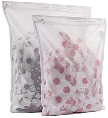 RABBONIX 2 L White Laundry Bag(Polyester)