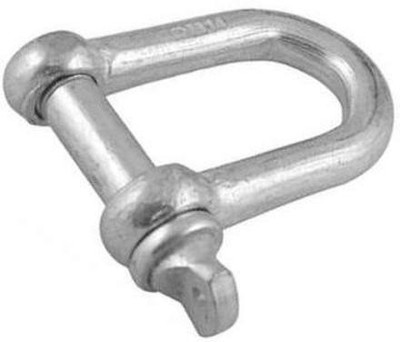 SAIFPRO D Shackles (Galvanized 12 mm 10 pc ) U Lock(Silver)