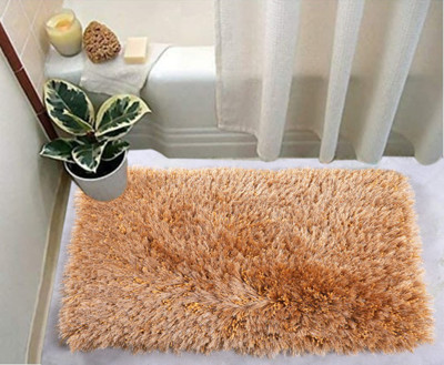 swami handloom Polyester Door Mat(Gold, Medium)