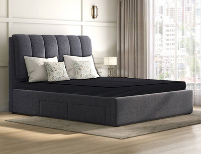 Stylista Elastic Strap King Size Breathable, Waterproof Mattress Cover(Black)