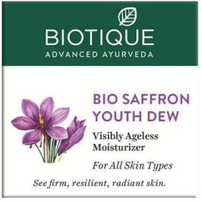 BIOTIQUE Saffron Youth Dew Moisturizer cream, 50g(50 g)