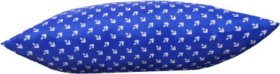 ACZO FEEL Microfibre Abstract Sleeping Pillow Pack of 1(Blue)