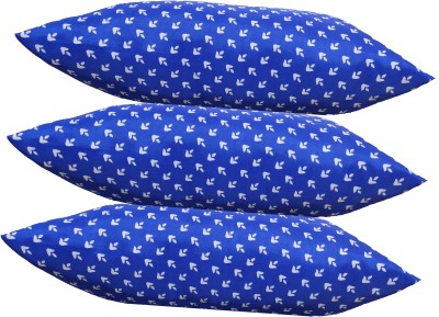 Swikon star Microfibre Abstract Sleeping Pillow Pack of 3(Blue)