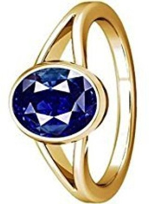 GALAXY ASTRO Metal Sapphire Gold Plated Ring