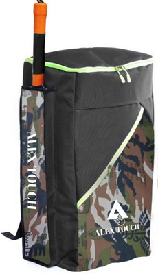 ALEXTOUCH CRICKET KIT BAG CLASSIC USA PRINT WITH EXTRA PADDED FOAM (USA ARMY PATTERN)(Green, Kit Bag)
