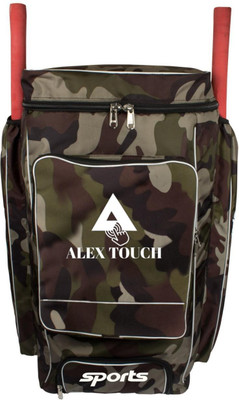 ALEXTOUCH Cricket Kit Bag Unique Edition 1 (ARMY PATTERN)(Green, Kit Bag)