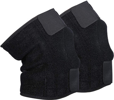 keycraze 2 Pack Knee Brace Relieves Pressure, Knee Support help Athletic Injury Recovery Knee Support(Black)