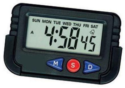 Royals Digital Black Clock