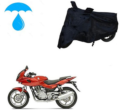 Pecko Two Wheeler Cover for Bajaj(Pulsar 220 DTS-i, Black)