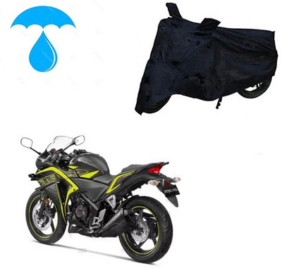 Pecko Two Wheeler Cover for Honda(CBR 250R, Black)