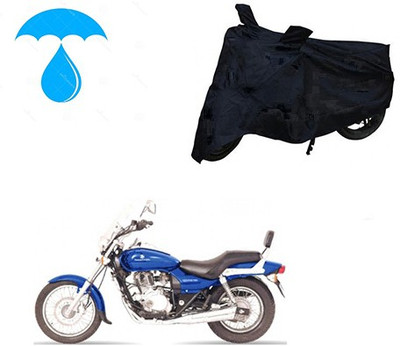Pecko Two Wheeler Cover for Bajaj(Avenger, Black)