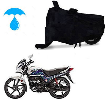 Pecko Two Wheeler Cover for Hero(Passion Pro TR, Black)