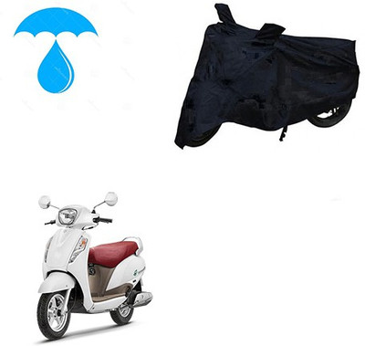 Pecko Two Wheeler Cover for Suzuki(Access, Black)