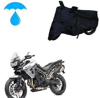 Feel heaven Two Wheeler Cover for Universal For Bike(Black)
