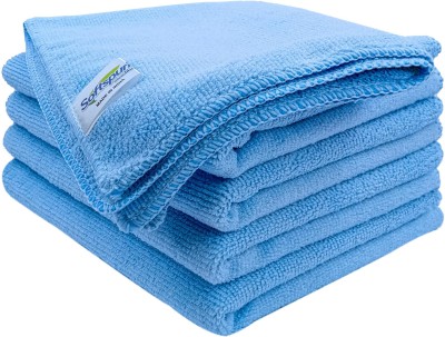 SOFTSPUN Microfiber Vehicle Washing  Cloth(Pack Of 5)