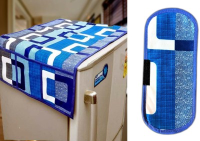 KANUSHI Refrigerator  Cover(Width: 99 cm, Blue)