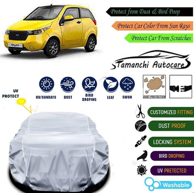 Tamanchi Autocare Car Cover For Mahindra e2o(Silver)