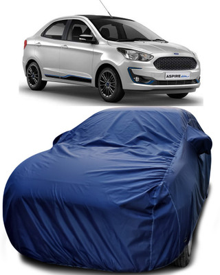 APNEK Car Cover For Ford Figo Aspire (With Mirror Pockets)(Blue)
