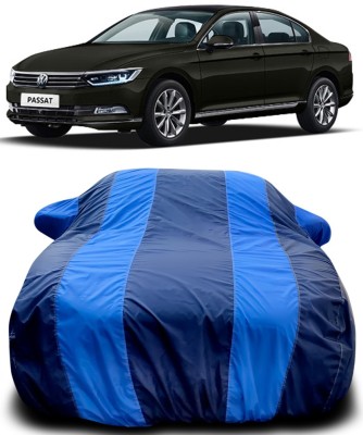 CoNNexXxionS Car Cover For Volkswagen Passat (With Mirror Pockets)(Blue, Blue)