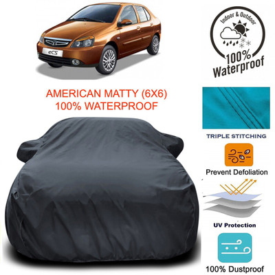 MoTRoX Car Cover For Tata Indigo eCS (With Mirror Pockets)(Grey)