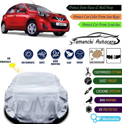 Tamanchi Autocare Car Cover For Nissan Micra Active(Silver)