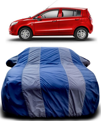 APNEK Car Cover For Chevrolet Sail UVA (With Mirror Pockets)(Blue, Grey)